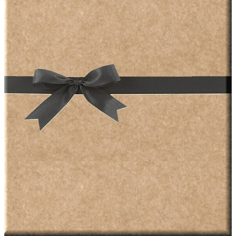 Jam Paper Kraft Wrapping Paper, Brown, 37.5 Sq. ft. Roll