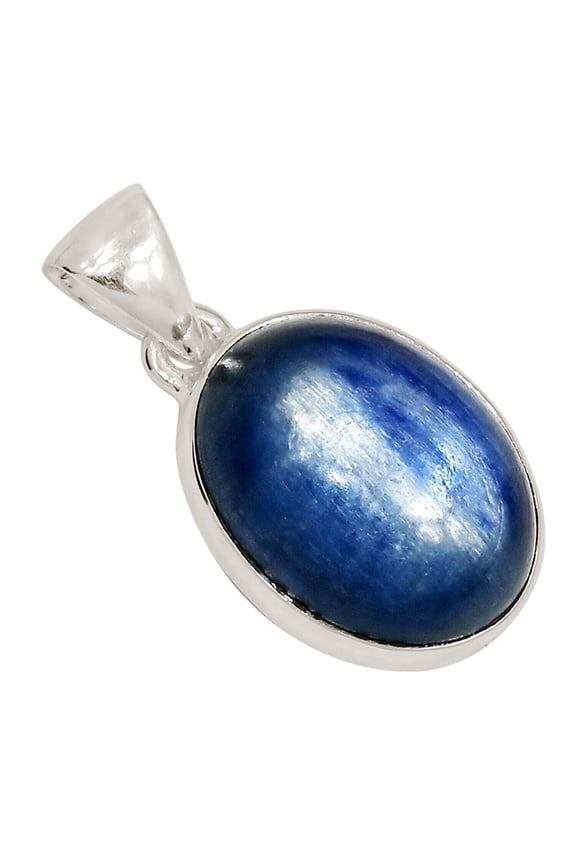 Natural Kyanite - Brazil 925 Sterling Silver Pendant Jewelry ALLP-28410