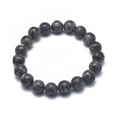 thumbnail image 1 of Natural Labradorite Bead Stretch Bracelets Round, 1 of 2