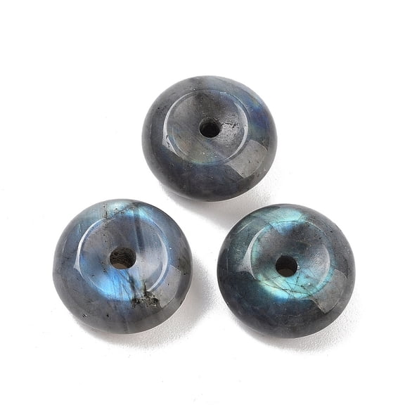 Natural Labradorite Beads Rondelle 15x7mm Hole: 2mm Labradorite