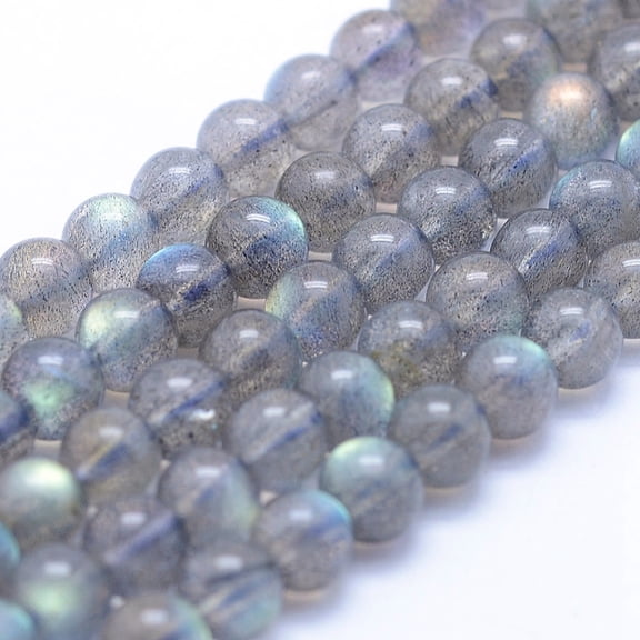 Natural Labradorite Beads Strands Grade A++ Round 5mm Hole: 1mm about 75pcs/strand 15.5 inch(39.5cm) DIY