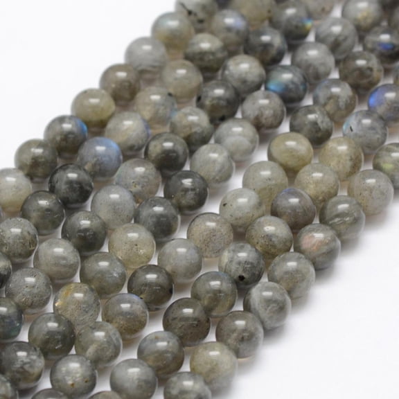 Natural Labradorite Beads Strands Grade A+ Round 6mm Hole: 1mm about 66pcs/strand 15.3 inch(39cm)