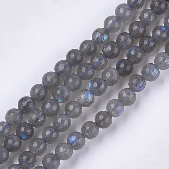 Natural Labradorite Beads Strands Grade AB+ Round 6mm Hole: 0.8mm 62~65pcs/strand 15.3 inch diy