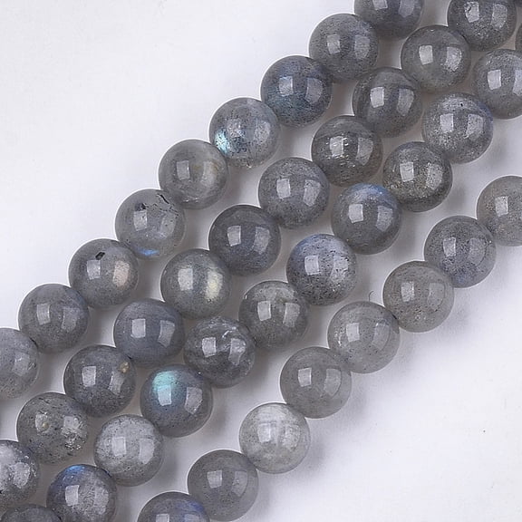 Natural Labradorite Beads Strands Grade AB+ Round 8mm Hole: 1mm