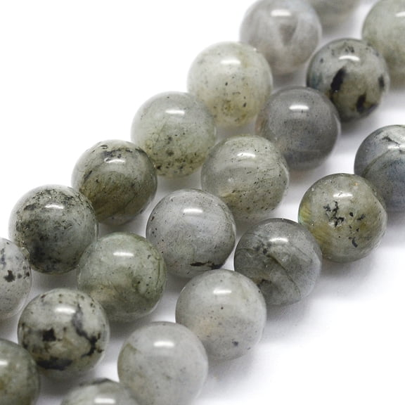 Natural Labradorite Beads Strands Round 6mm Hole: 0.8mm about 63pcs/strand 14.76 inch(37.5cm)