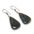 thumbnail image 1 of Natural Labradorite Gemstone 925 Sterling Silver Jewelry Earring 1.77", 1 of 1