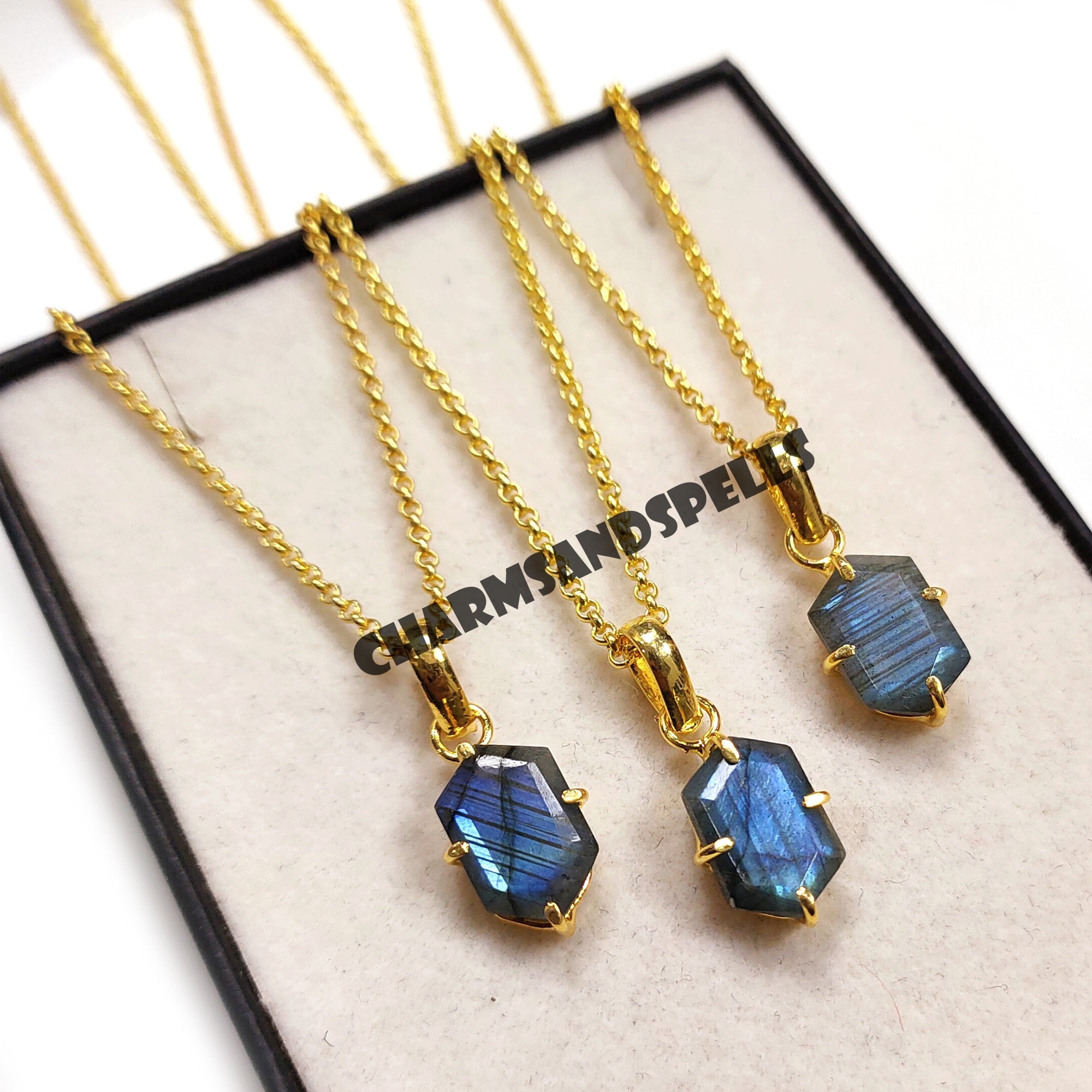 TUMBEELLUWA Crystal Star Earrings - Healing Energy Pentagram Dangle Earrings For Women 3 thumbnail image