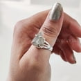 thumbnail image 1 of Natural Labradorite Ring, Rough Labra Gemstone Ring, Birthstone, Boho Ring, 925 Sterling Silver, Womens Ring, Christmas, Thanksgiving, Handmade, Statement Jewelry, Rough Gemstone Jewelry, 1 of 5