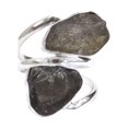thumbnail image 1 of Natural Labradorite Ring, Rough Labra Gemstone Ring, Birthstone, Double Stone, 925 Sterling Silver, Womens Ring, Christmas, Thanksgiving, Handmade, Statement Jewelry, Rough Gemstone Jewelry, 1 of 6