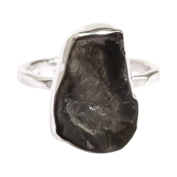 Natural Labradorite Ring, Rough Labra Gemstone Ring, Birthstone, Hammered, 925 Sterling Silver, Womens Ring, Christmas, Thanksgiving, Handmade, Statement Jewelry, Rough Gemstone Jewelry