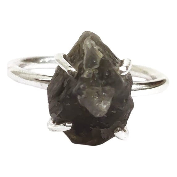 Natural Labradorite Ring, Rough Labra Gemstone Ring, Birthstone, Prong Band, 925 Sterling Silver, Womens Ring, Christmas, Thanksgiving, Handmade, Statement Jewelry, Rough Gemstone Jewelry