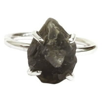 Natural Labradorite Ring, Rough Labra Gemstone Ring, Birthstone, Prong Band, 925 Sterling Silver, Womens Ring, Christmas, Thanksgiving, Handmade, Statement Jewelry, Rough Gemstone Jewelry