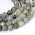 thumbnail image 1 of Natural Labradorite Round Bead Strands 6~6.5mm Hole: 1mm about 57~60pcs/strand 15 inch 1strand, 1 of 4