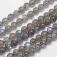 thumbnail image 1 of Natural Labradorite Round Bead Strands Grade AA 6mm Hole: 1mm about 66pcs/strand 15.5 inch, 1 of 7