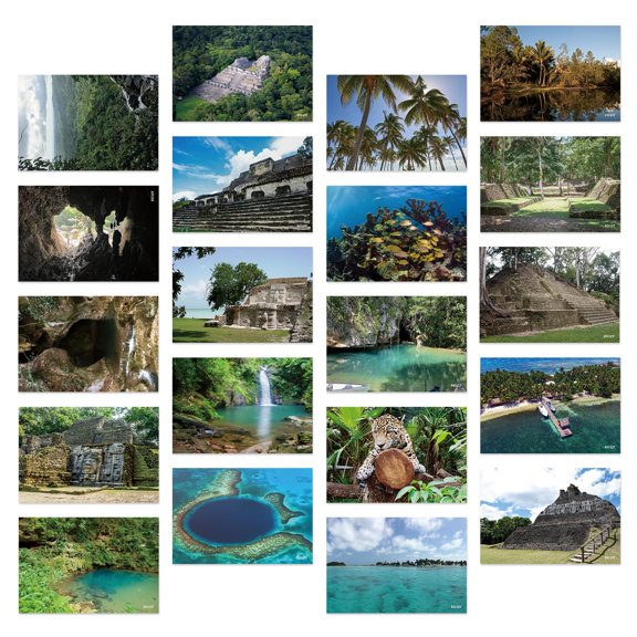 Natural Landscape Postcards 20pc/Set Cardboard 3.94X5.83 Inch