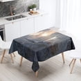 thumbnail image 1 of Natural Landscape Tablecloth Outdoor Camping Antifouling Waterproof Rectangular Home Table Decoration, 1 of 5