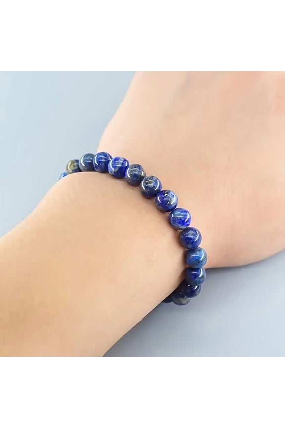 Natural Lapis Lazuli Simple Personalized Bracelet