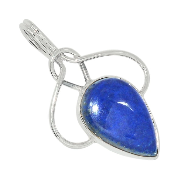 Natural Lapis Lazuli UA9 Sterling Silver Pendant Jewelry ALLP-22608