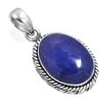 thumbnail image 1 of Natural Lapis Women Jewelry 925 Sterling Silver Pendant, 1 of 4