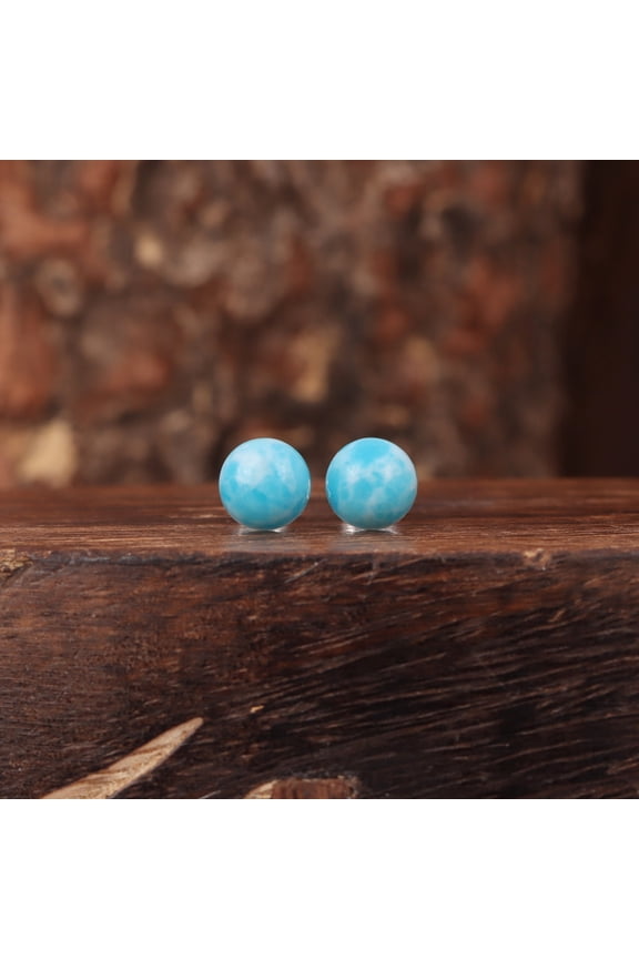 Natural Rainbow Moonstone Bezel Setting Round Gemstone Push Back Stud Earrings For Women