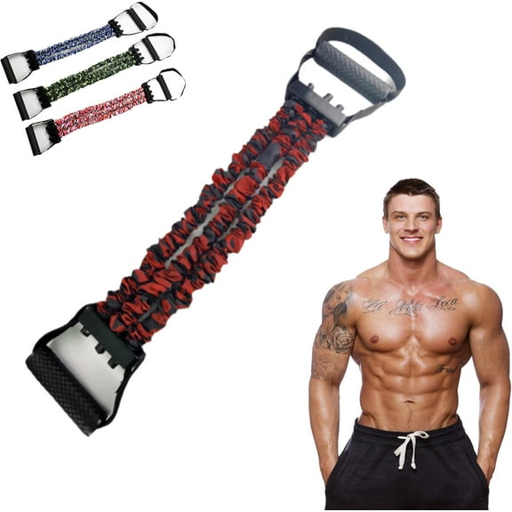 Natural Latex 3-Hole Resistance Stretcher, 2025 New 3-Way Natural Latex Resistance Band, Ab Training Auxiliary Device, Pedal Puller Resistance Band, for Strength Training, Flexibility