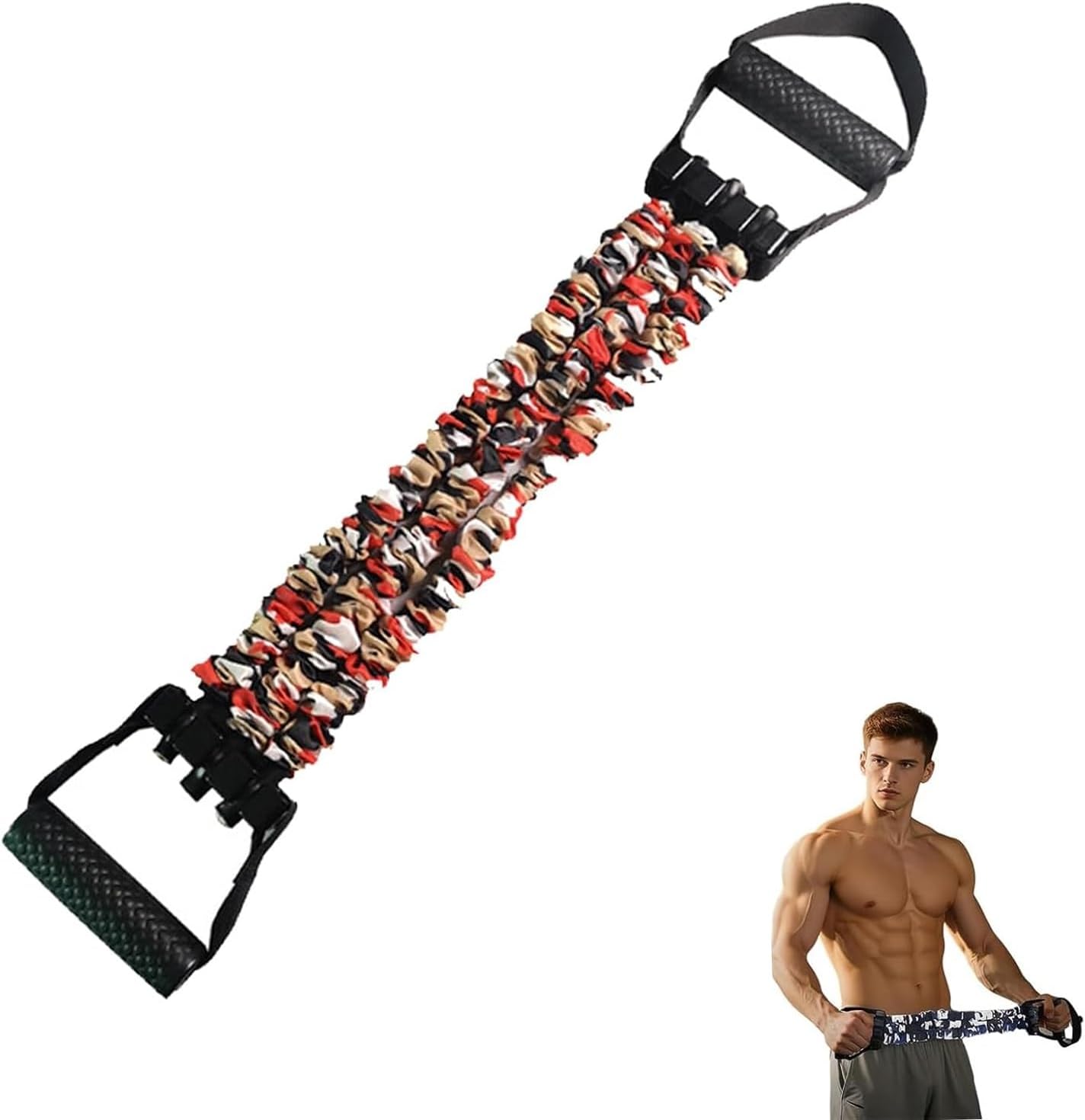 Bandas De Resistencia De Latex Con 3 Agujeros - 60, 75, 105 O 135 Lbs, Para Entrenamiento De Fuerza
