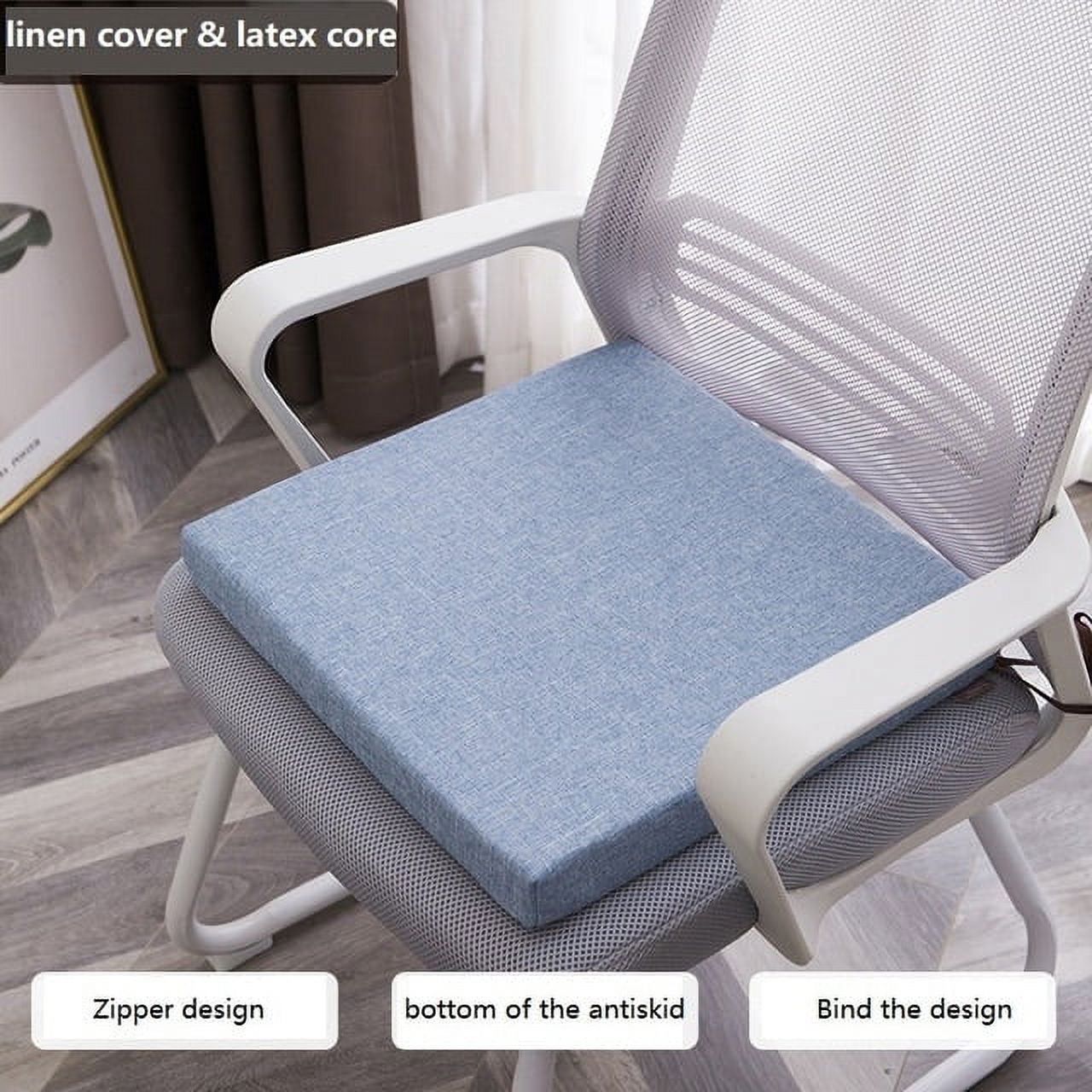 Natural Latex Orthopedic Sitting Pillow Sciatica Cushion Antidecubitus Relief Pain Office Chair