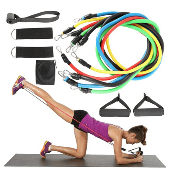 Natural Latex Pull Rope Fitness Resistance Band Sports Elastic Band Excerciser Body Training Workout Yoga