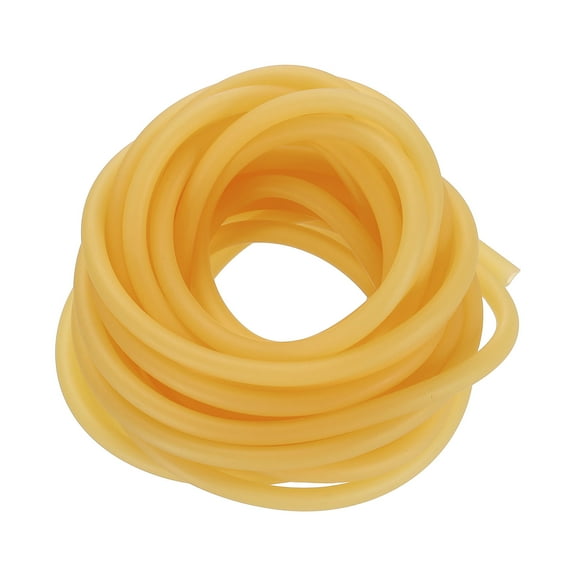 Uxcell Natural Latex Rubber Tubing, 1/8" ID x 3/16" OD 16.4ft Elastic Tube