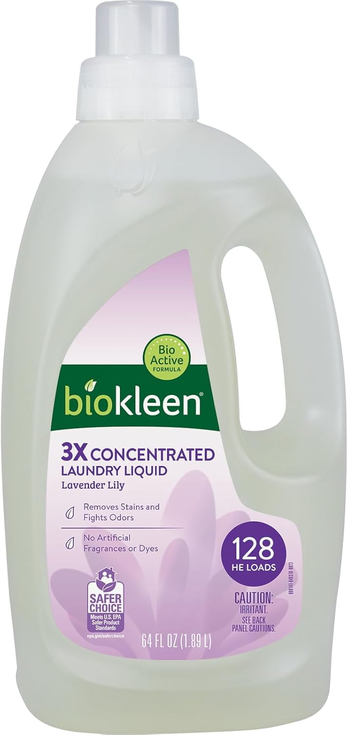 Natural Laundry Detergent - 128 HE Loads - Liquid, Concentrated