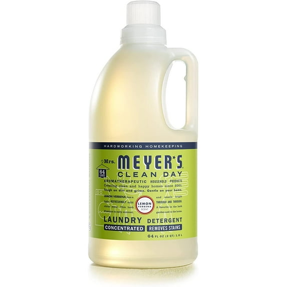 Natural Laundry Detergent Best Liquid Laundry Detergent with Biodegradable Formula Lemon Verbena Scent Made with Natural Ingredients High Efficiency, 50 FL OZ Per Bottle, 1 Bottle