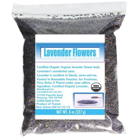 French Lavender Flowers Organic Culinary Grade Lavender 8 oz