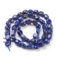 thumbnail image 1 of Natural Lazuli Beads Strands Nuggets 6~12x6~8mm Hole: 0.5mm about 47pcs/strand 15.7 inch(40cm), 1 of 6