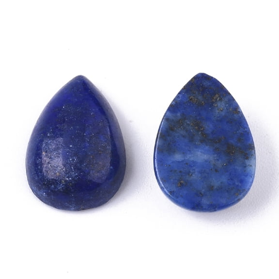 Natural Lazuli Cabochons Teardrop 14x10x5mm