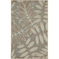 thumbnail image 1 of Natural Leaves Indoor Outdoor Area Rug - Dove Gray - 3 x 4 ft., 1 of 1