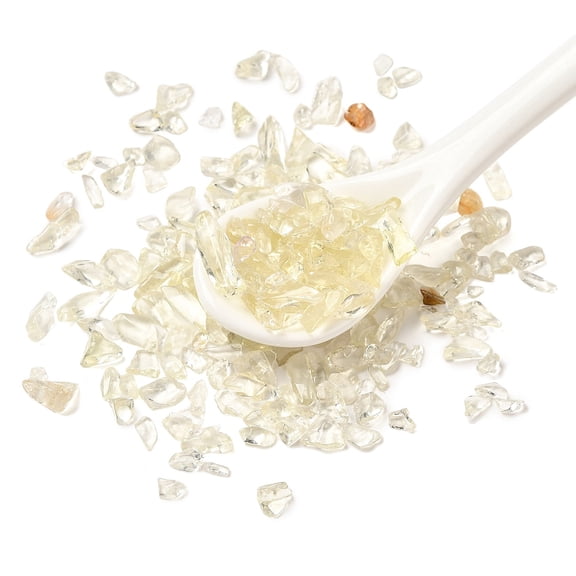 Natural Lemon Quartz Beads Chip Beads No Hole/Undrilled 3~6x2~4x0.5~3mm about 20000pcs/1000g