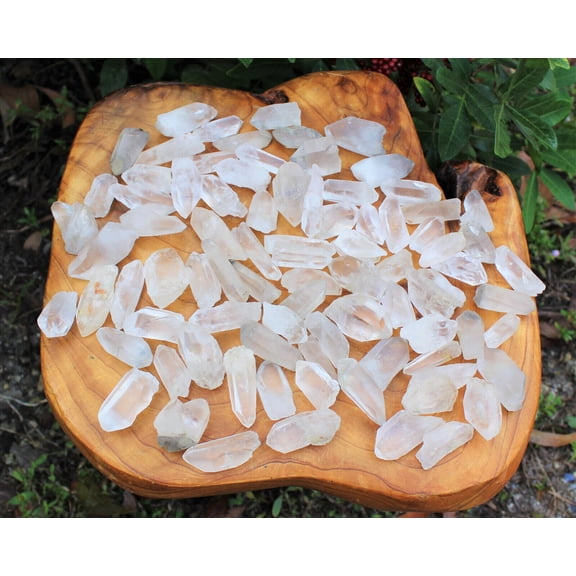 Natural Lemurian Quartz Crystal Points Bulk Lots (Lemurian Seed Crystal Points)