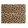 thumbnail image 1 of Natural Leopard Print Edible Icing Image Border Strip (4x10 Inches) 2 Per Sheet, 1 of 1