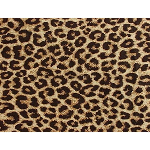 Natural Leopard Print Edible Icing image Cake Topper