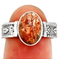 thumbnail image 1 of Natural Leopard Skin Jasper 925 Sterling Silver Ring s.8 Jewelry R-1058 SDR235498, 1 of 5