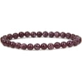 thumbnail image 1 of Natural Lepidolite 6mm Round Shape Smooth Cut Beads Stretchable Bracelet for Men & Women., 1 of 4