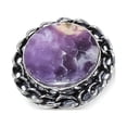 thumbnail image 1 of Natural Lepidolite Stone Gemstone Handmade 925 Sterling Silver Ring Size 7, 1 of 2