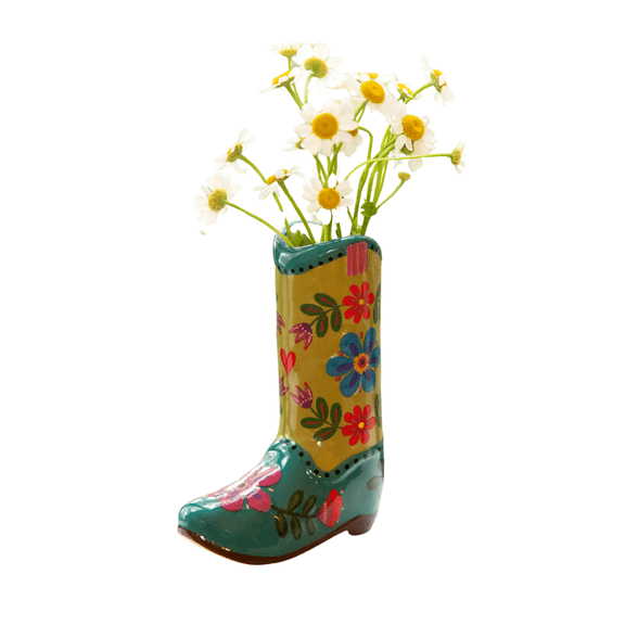 Natural Life Boot Planter Bud Vase