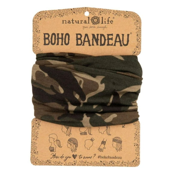 Natural Life Camo BOHO Headband