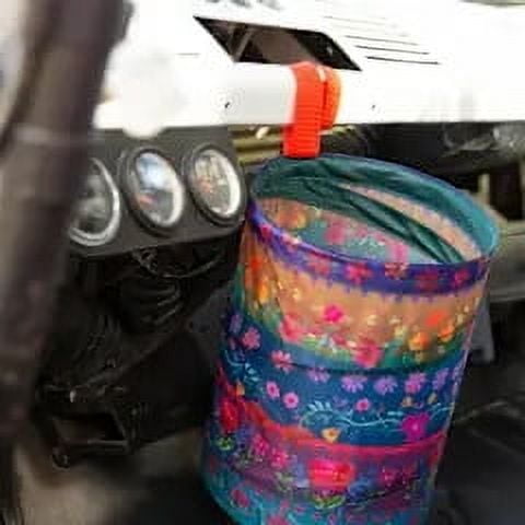 Natural Life Floral Border Pop Up Car Trash Can