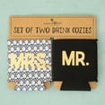 thumbnail image 1 of Natural Life "Mrs. & Mr." Set of 2 Can Cozies, 1 of 1