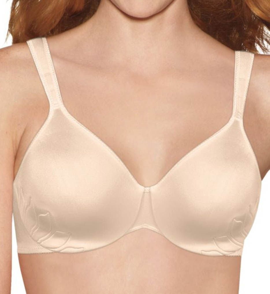 Natural Lift and Shape Women`s Underwire Bra, G188, 38DD, Nude