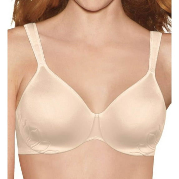 Natural Lift and Shape Women`s Underwire Bra, G188, 42DD, Nude
