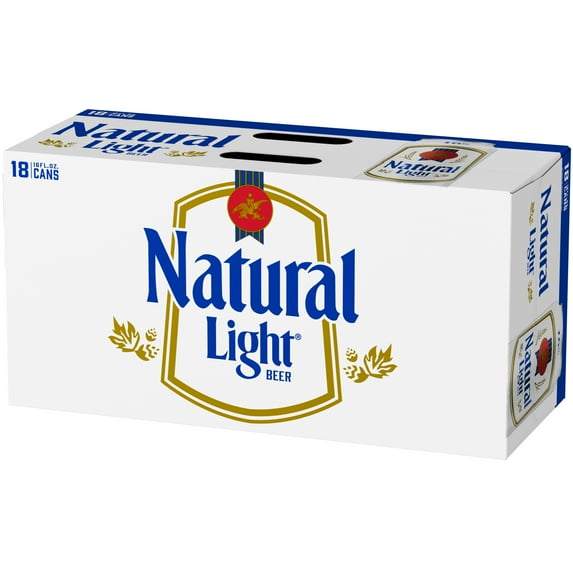 Natural Light American Lager Beer 18 pack 16 fl oz Aluminum Cans 4.2% ABV