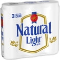 thumbnail image 1 of Natural Light American Lager Beer 3 pack 25 fl oz Aluminum Cans 4.2% ABV, 1 of 6
